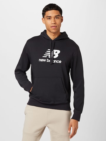new balance Sweatshirt 'Essential' in Black: front