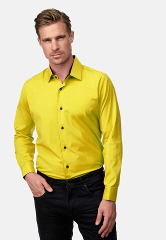 Rusty Neal Slim fit Button Up Shirt in Yellow