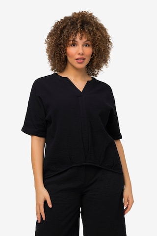 Ulla Popken - Blusa en negro: frente