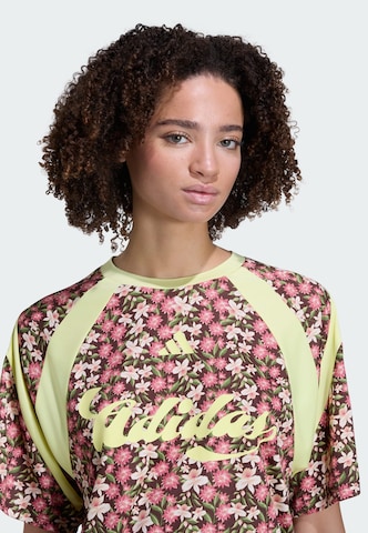 T-shirt fonctionnel 'Adidas x Farm Rio House Of Tiro' ADIDAS SPORTSWEAR en marron