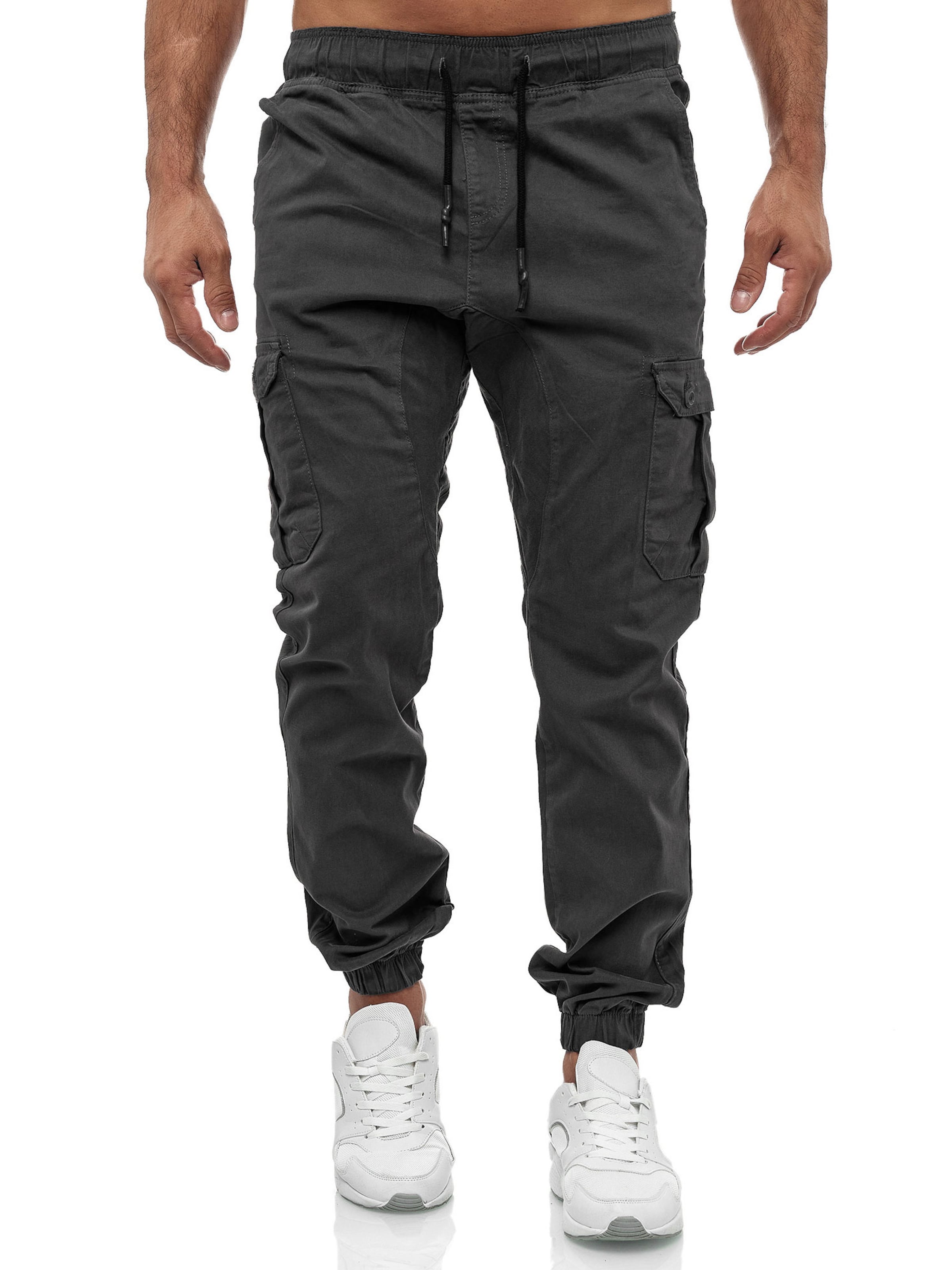 Tazzio Regular Cargohose '16610' in Grau: Vorderseite