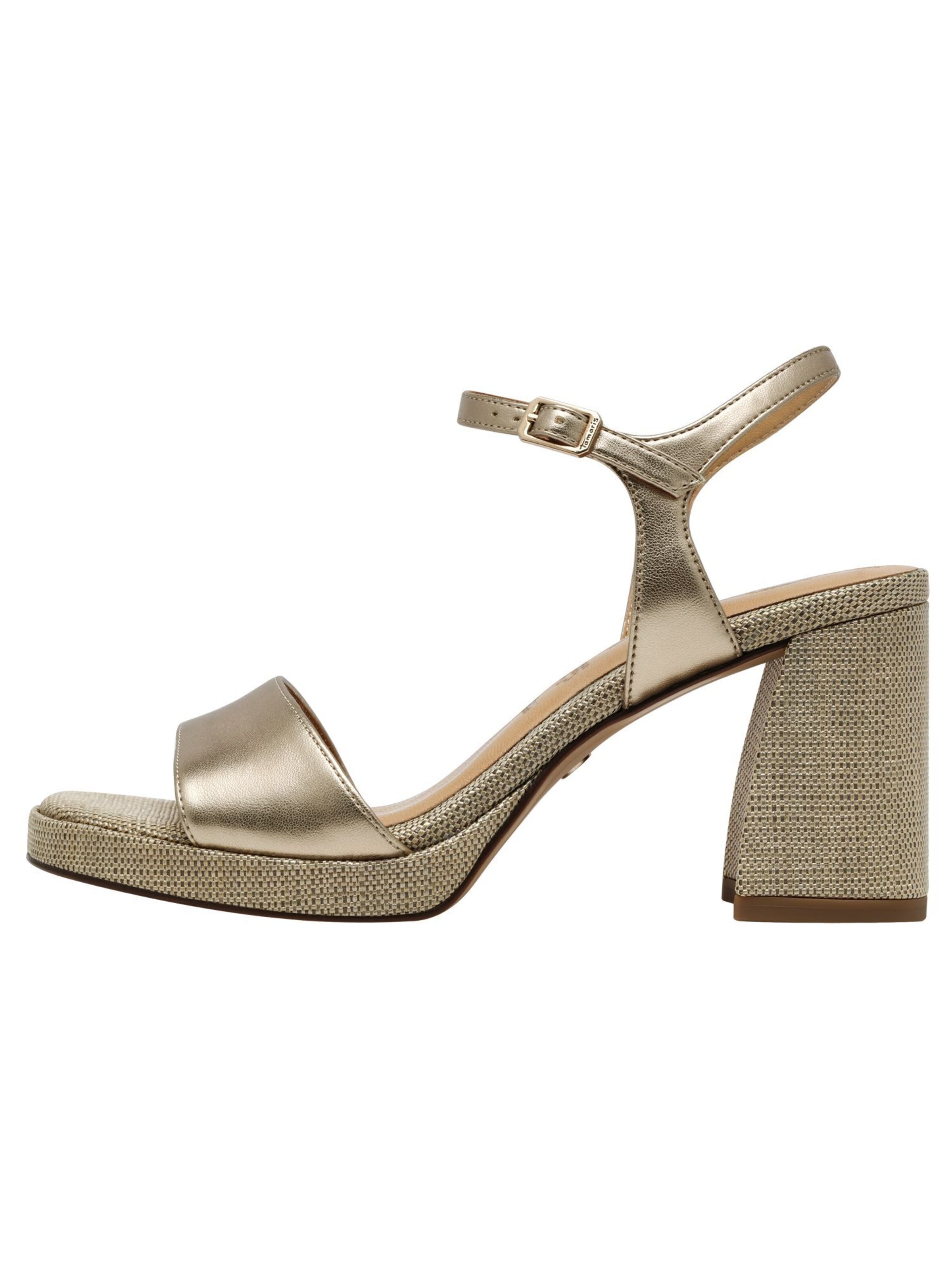 Sandales Tamaris en or