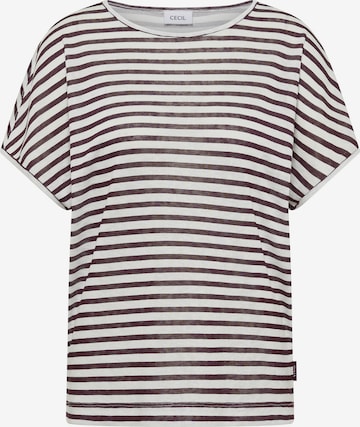 T-shirt CECIL en rouge : devant