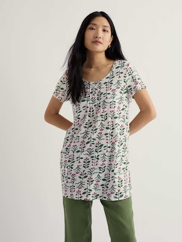 Seasalt Cornwall Tuniek 'Buzy Lizzy' in Wit: voorkant