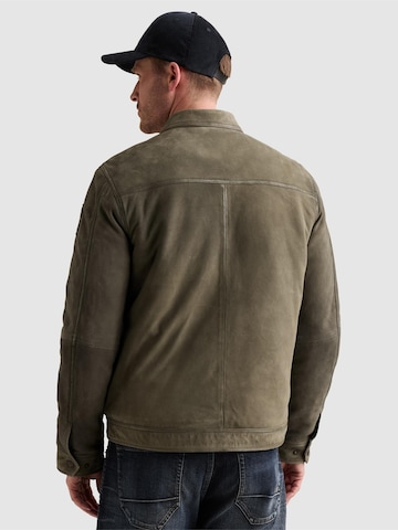 Giacca di mezza stagione 'Air Leather jacket' di PME Legend in verde