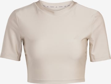 ADIDAS PERFORMANCE Funktionsshirt 'Essentials' in Beige: Vorderseite
