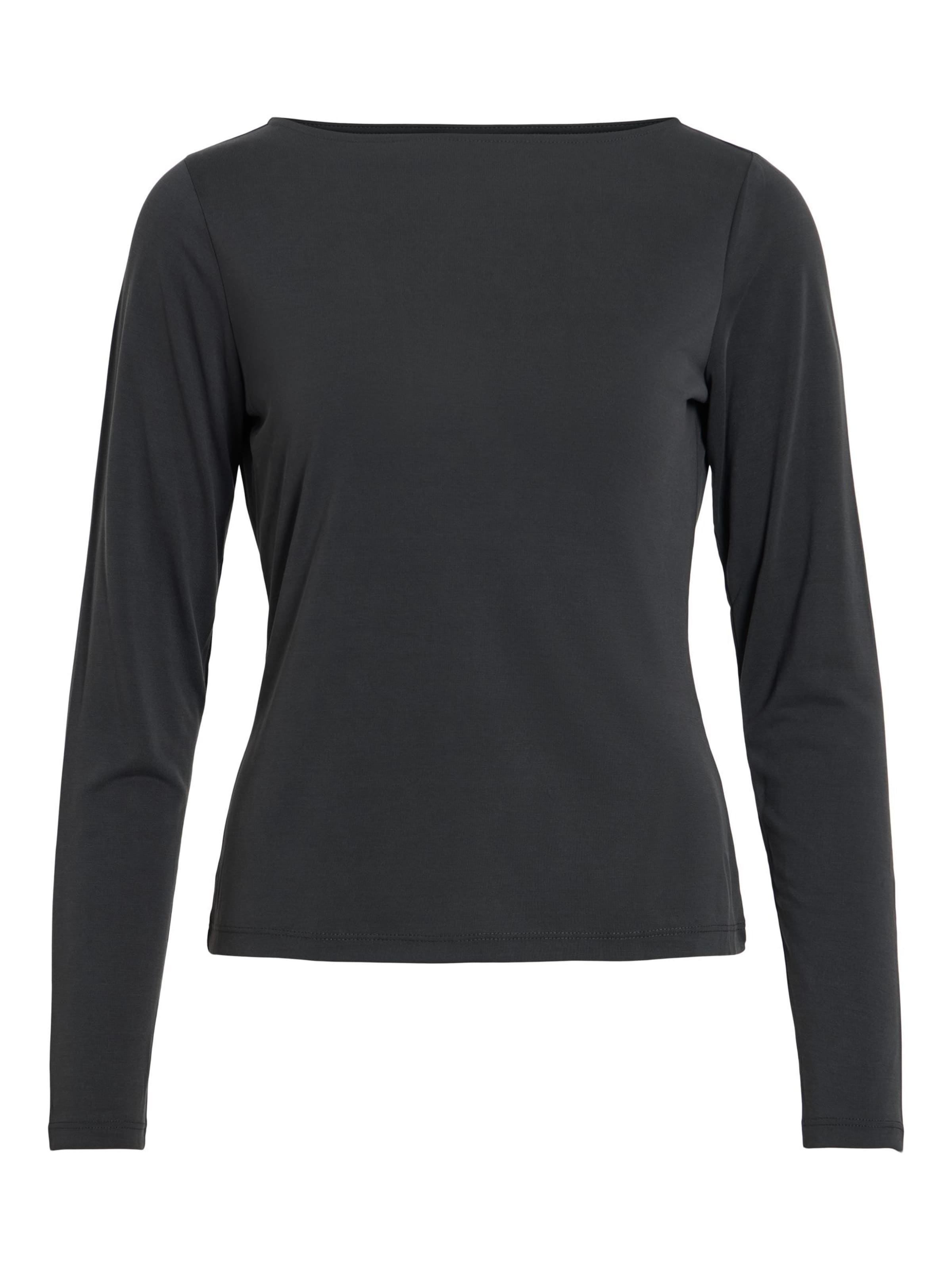 VILA T-shirt 'VIModala' i svart: framsida
