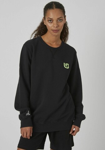 THAT GORILLA BRAND Sweatshirt 'BWINDI' in Schwarz: Vorderseite