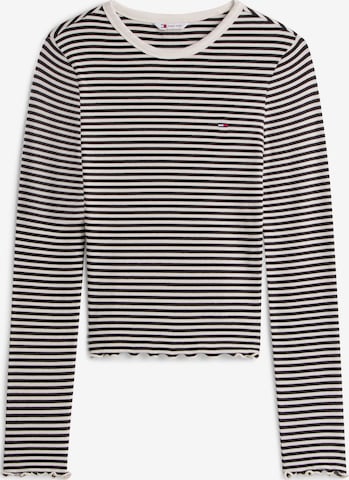 Tommy Jeans - Camiseta en negro: frente