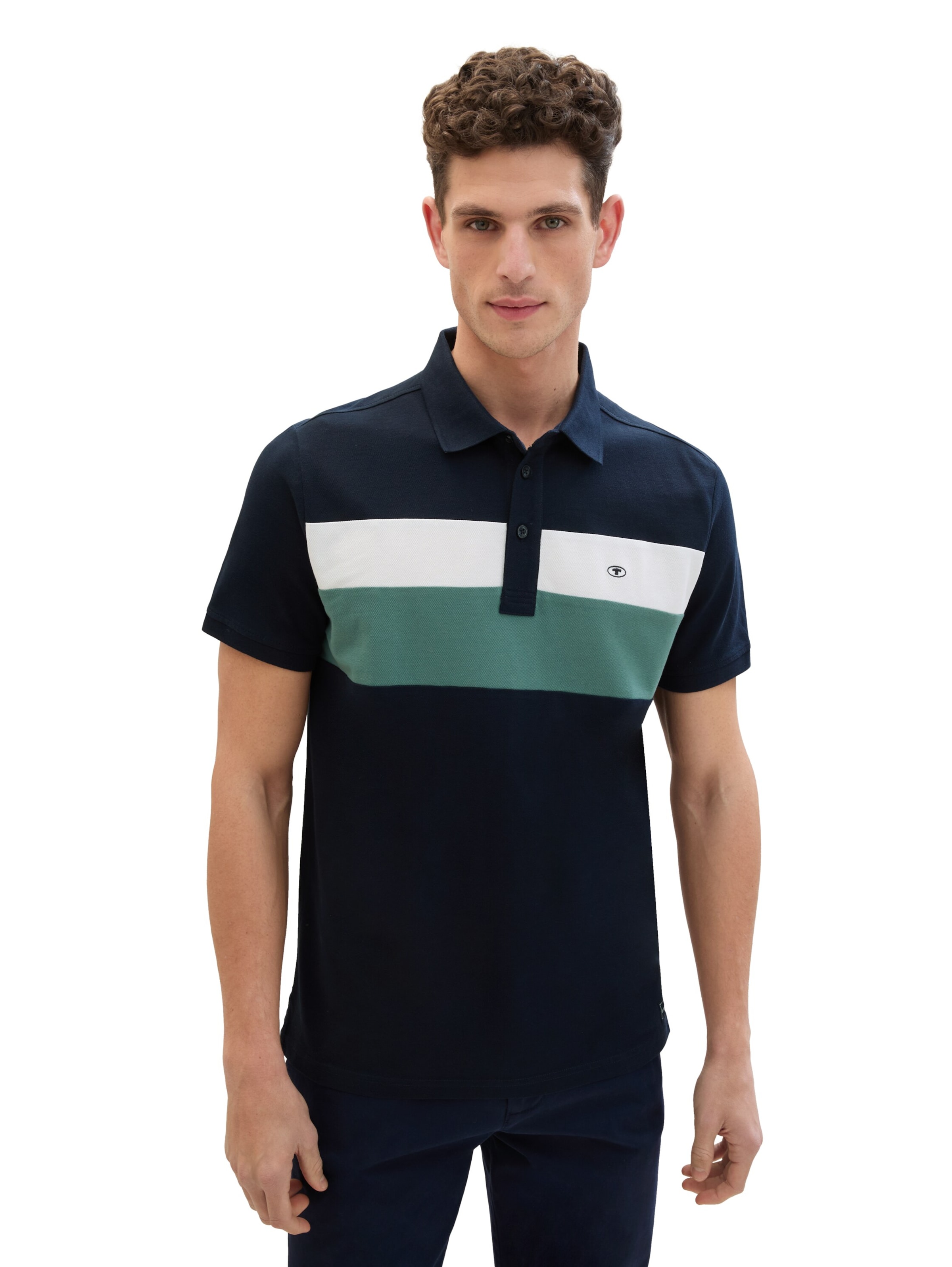 TOM TAILOR Poloshirt in Blau