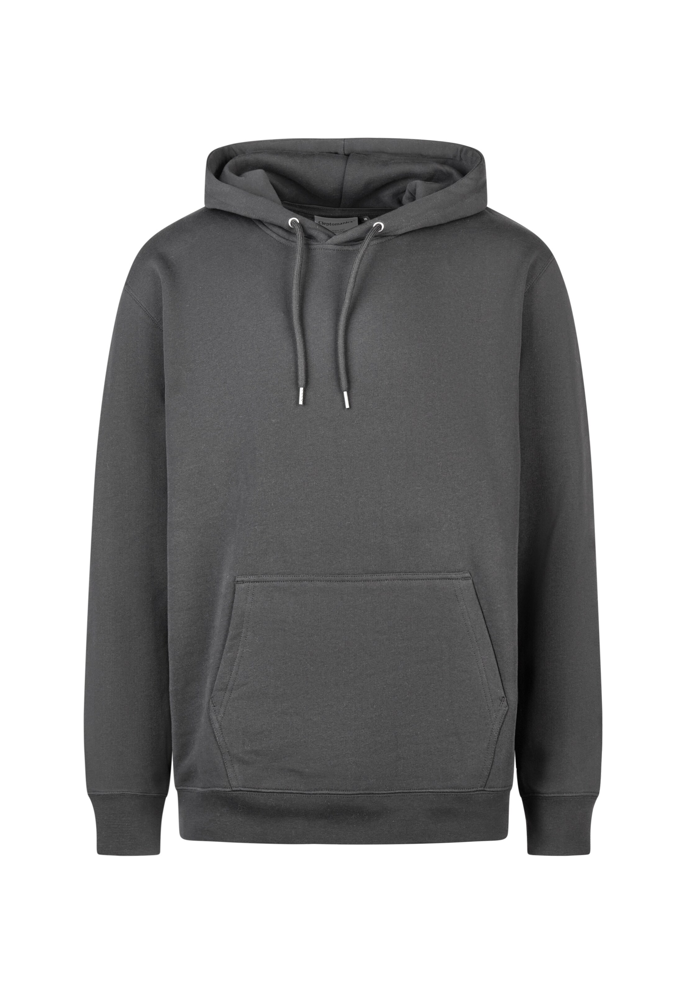 Cleptomanicx Sweatshirt 'Hooded Ligull Classic' in Grey: front