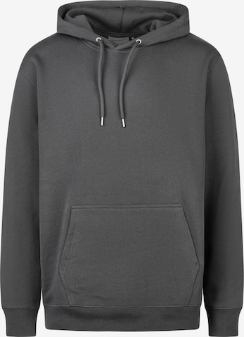 Cleptomanicx Sweatshirt 'Hooded Ligull Classic' in Grey: front