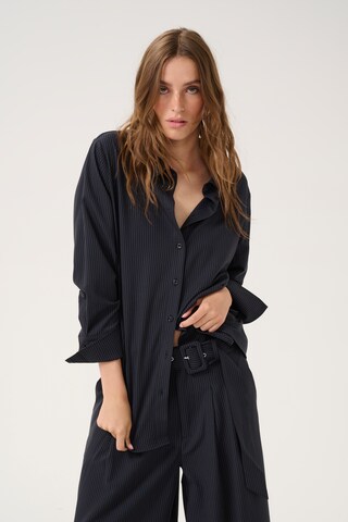 My Essential Wardrobe Blouse 'Vitta' in Zwart: voorkant