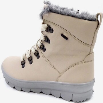 SUPERFIT Lace-Up Boots in Beige