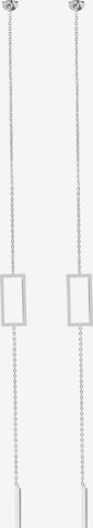 Akzent Earrings 'Vilte, langlebig' in Silver: front