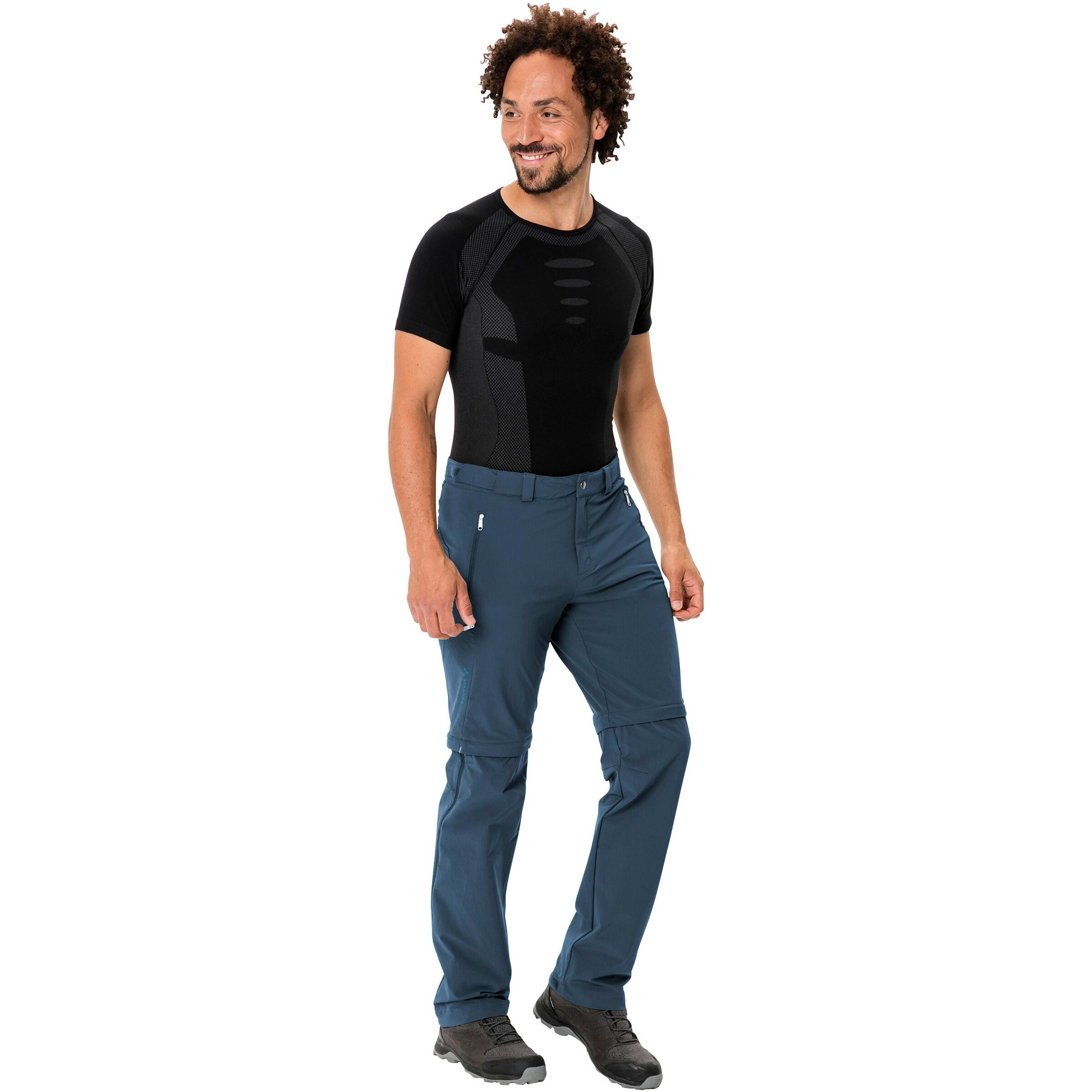 VAUDE Regular Outdoor trousers 'Farley' in Blue