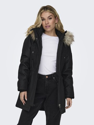 ONLY Winter Parka 'Iris' in Black: front