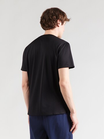 ASICS Λειτουργικό μπλουζάκι 'FUJITRAIL' σε μαύρο