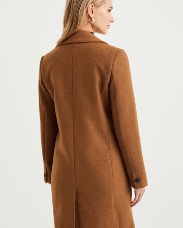 WE Fashion Płaszcz przejściowy w kolorze brązowy