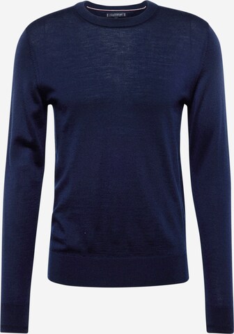 Pull-over Tommy Hilfiger Tailored en bleu : devant