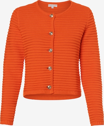 Marie Lund Knit Cardigan in Orange: front