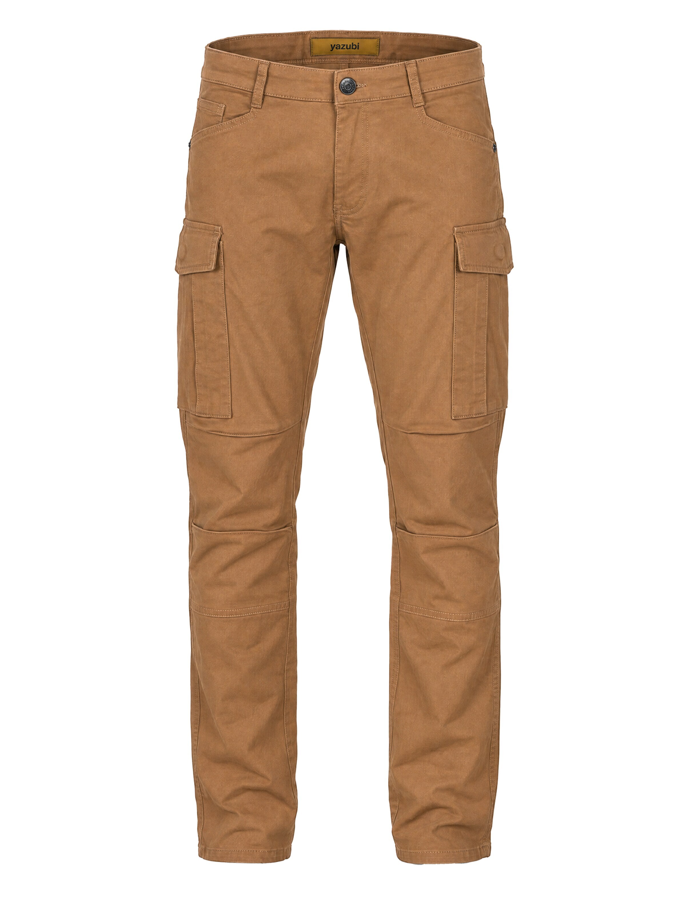 yazubi Regular Cargo Pants 'Jayden' in Beige