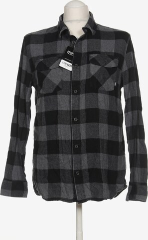 VANS Button Up Shirt in M in Grey: front
