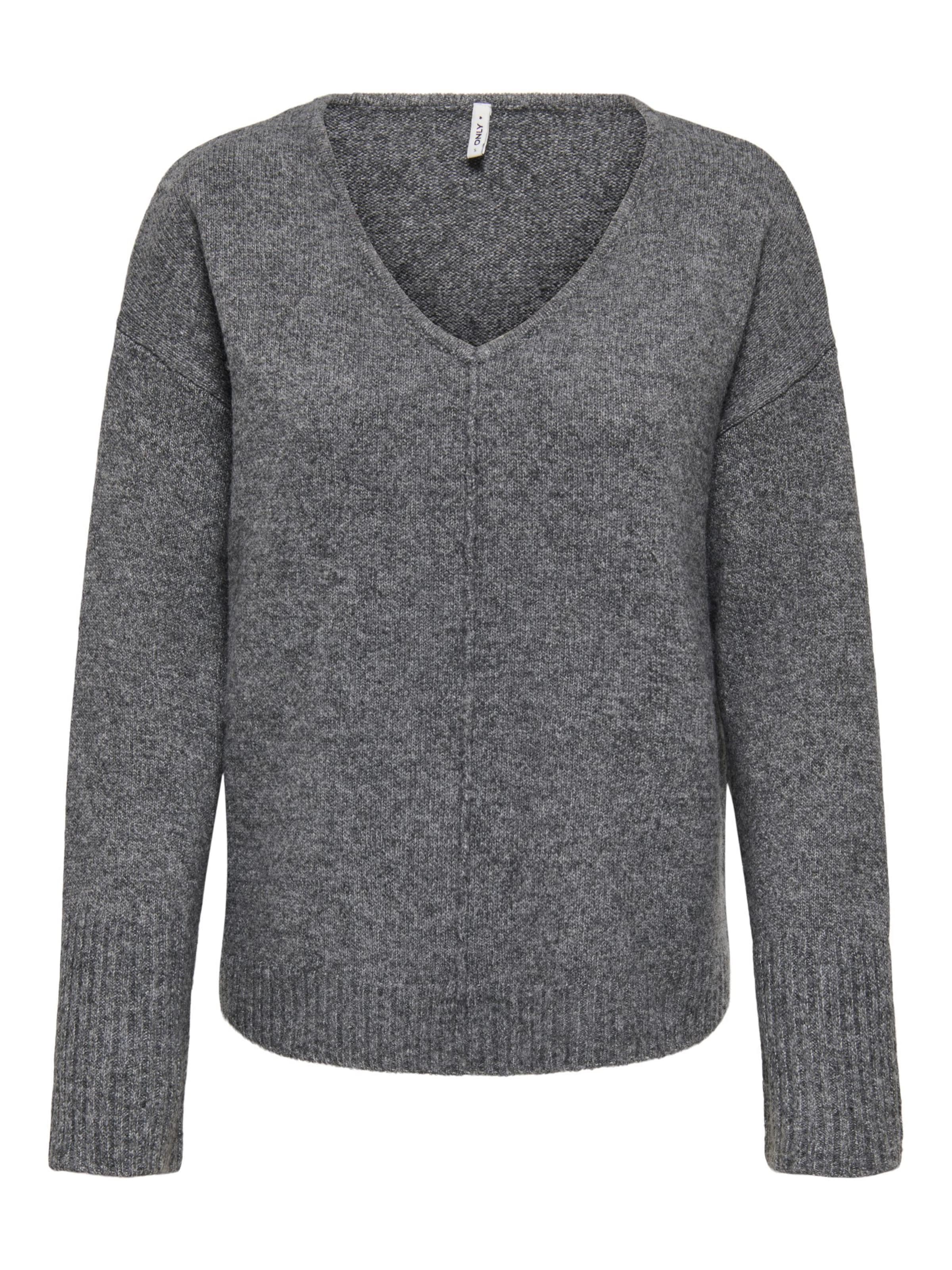 Pull-over 'ONLWHITNEY' ONLY en gris : devant
