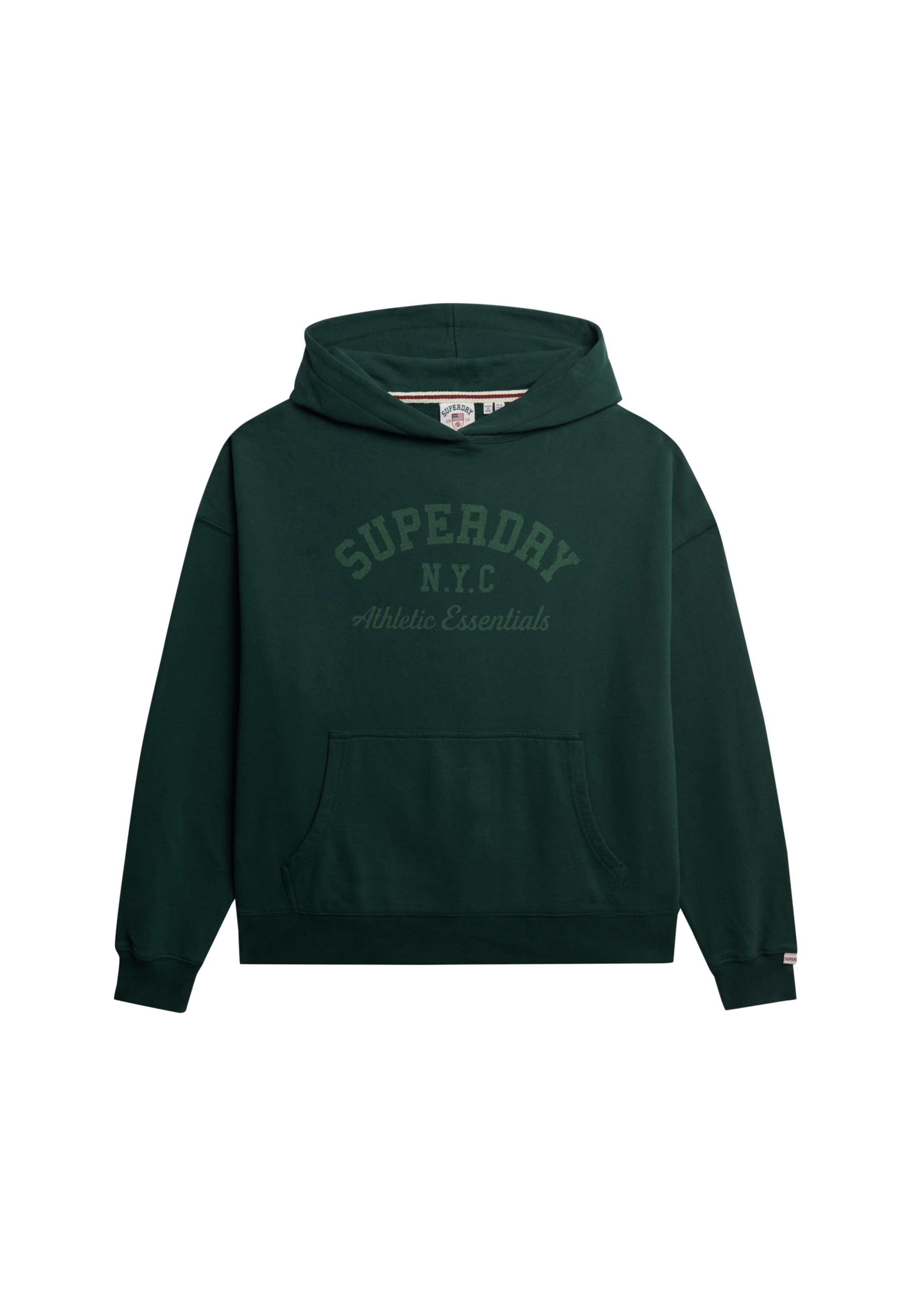 Superdry & Co Sweatshirt 'Athletic Essentials' in Green: front