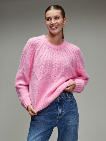Next Sweater in Pink: front