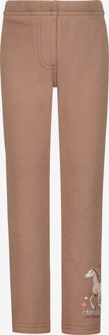 SALT AND PEPPER Pants in Beige: front