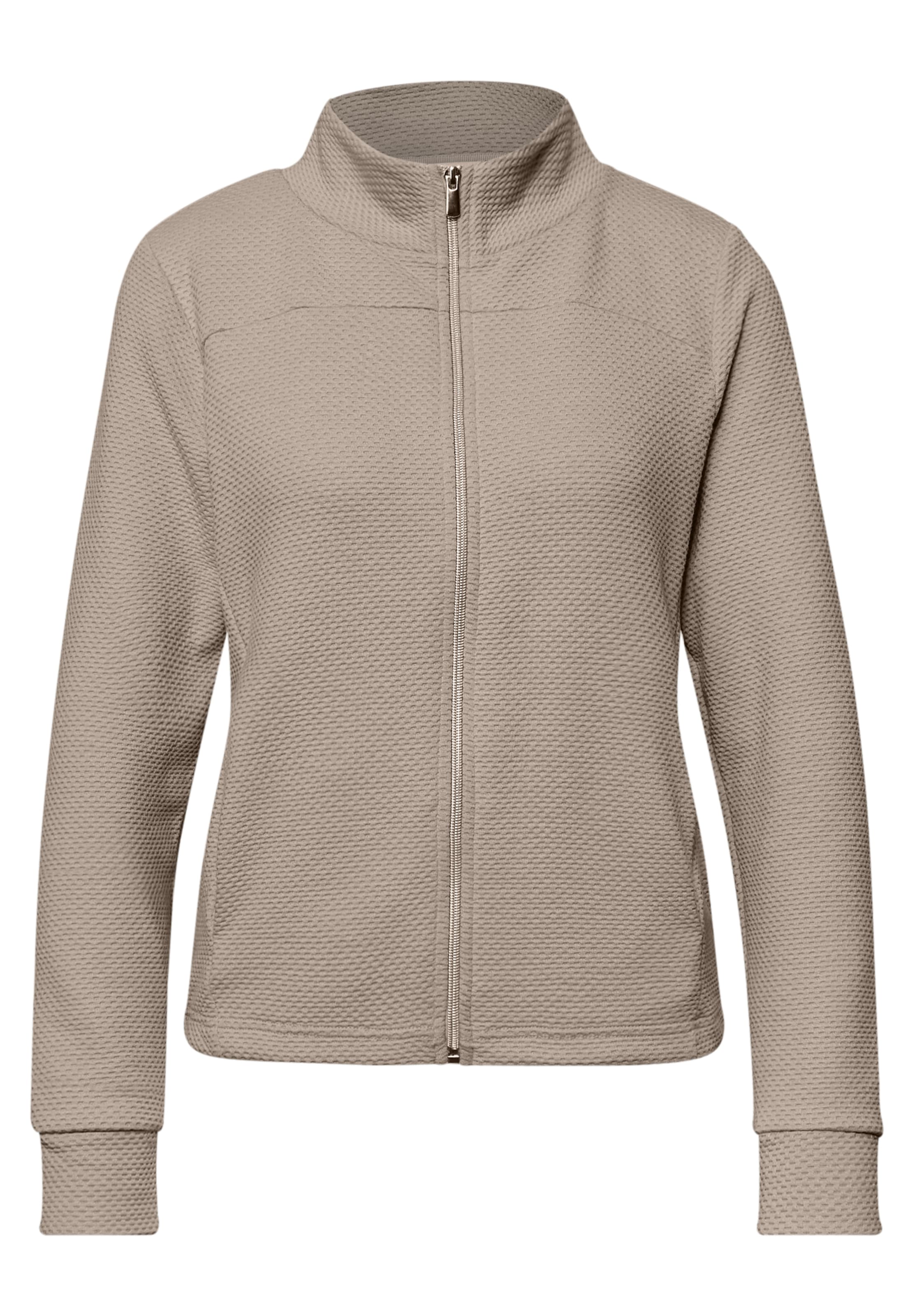 STREET ONE Strickjacke in Beige: Vorderseite