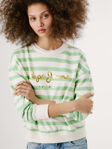 Pepe Jeans Свитшот 'Anna' в Зеленый