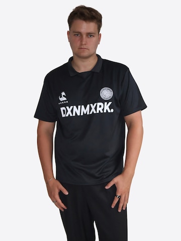 Maglia trikot 'DXSoccer' di Dxnmxrk in nero: frontale