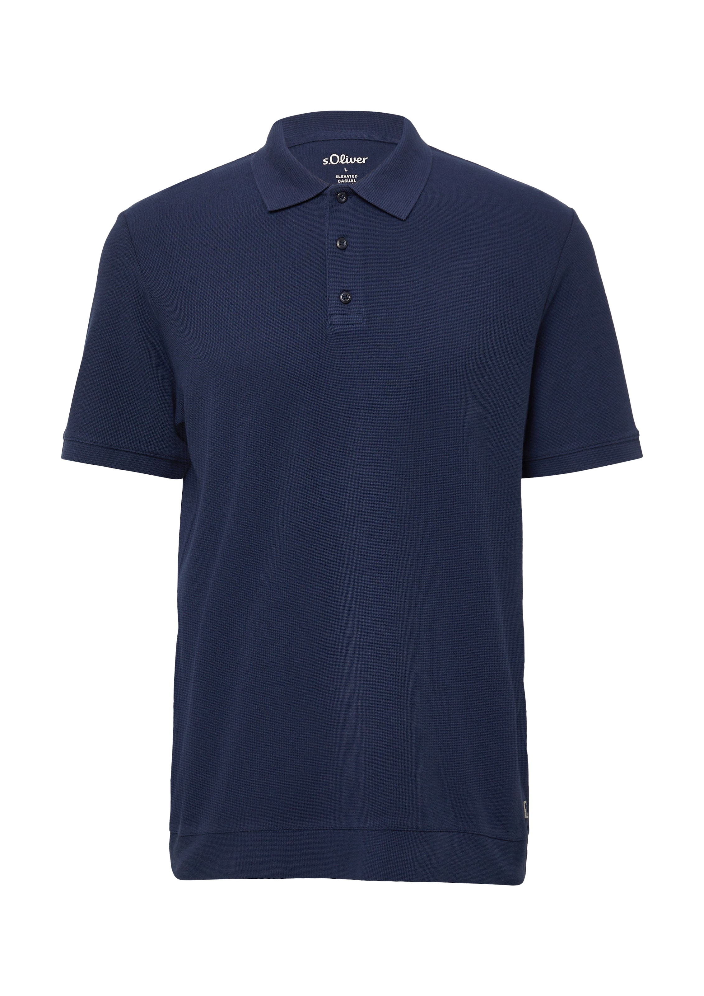 s.Oliver Poloshirt in Blau: Vorderseite