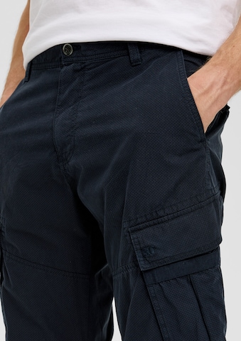 Regular Pantalon cargo s.Oliver en bleu