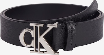 Ceinture Calvin Klein Jeans en noir : devant