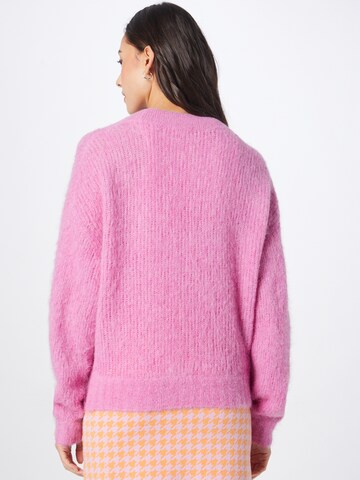 AMERICAN VINTAGE Knit Cardigan 'GILET' in Pink