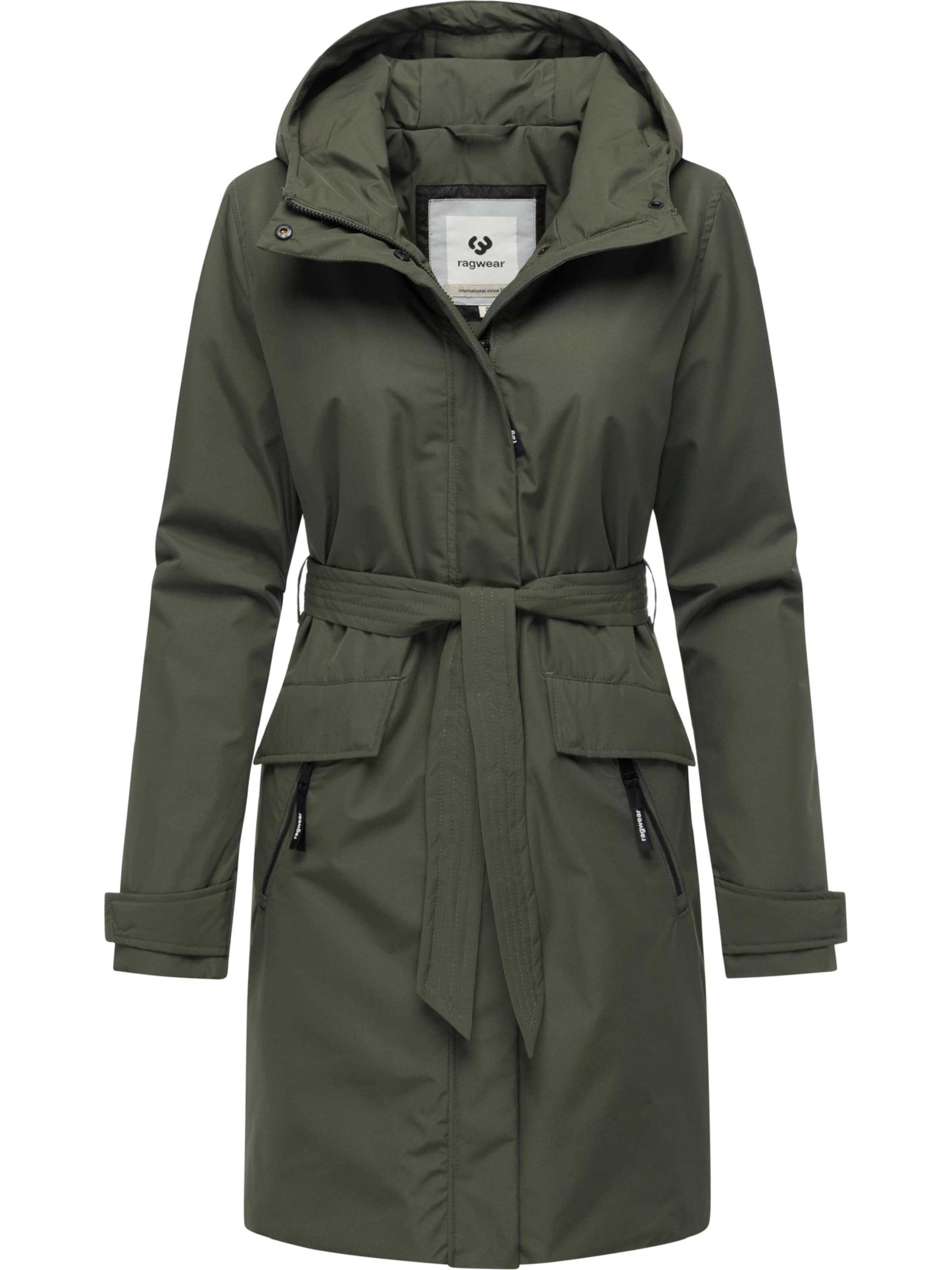 Ragwear Funktionsmantel 'Horatia' in Grün: Vorderseite