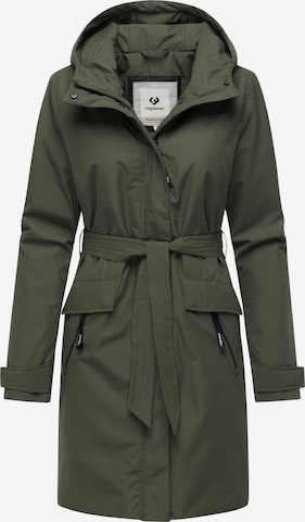 Manteau fonctionnel 'Horatia' Ragwear en vert : devant