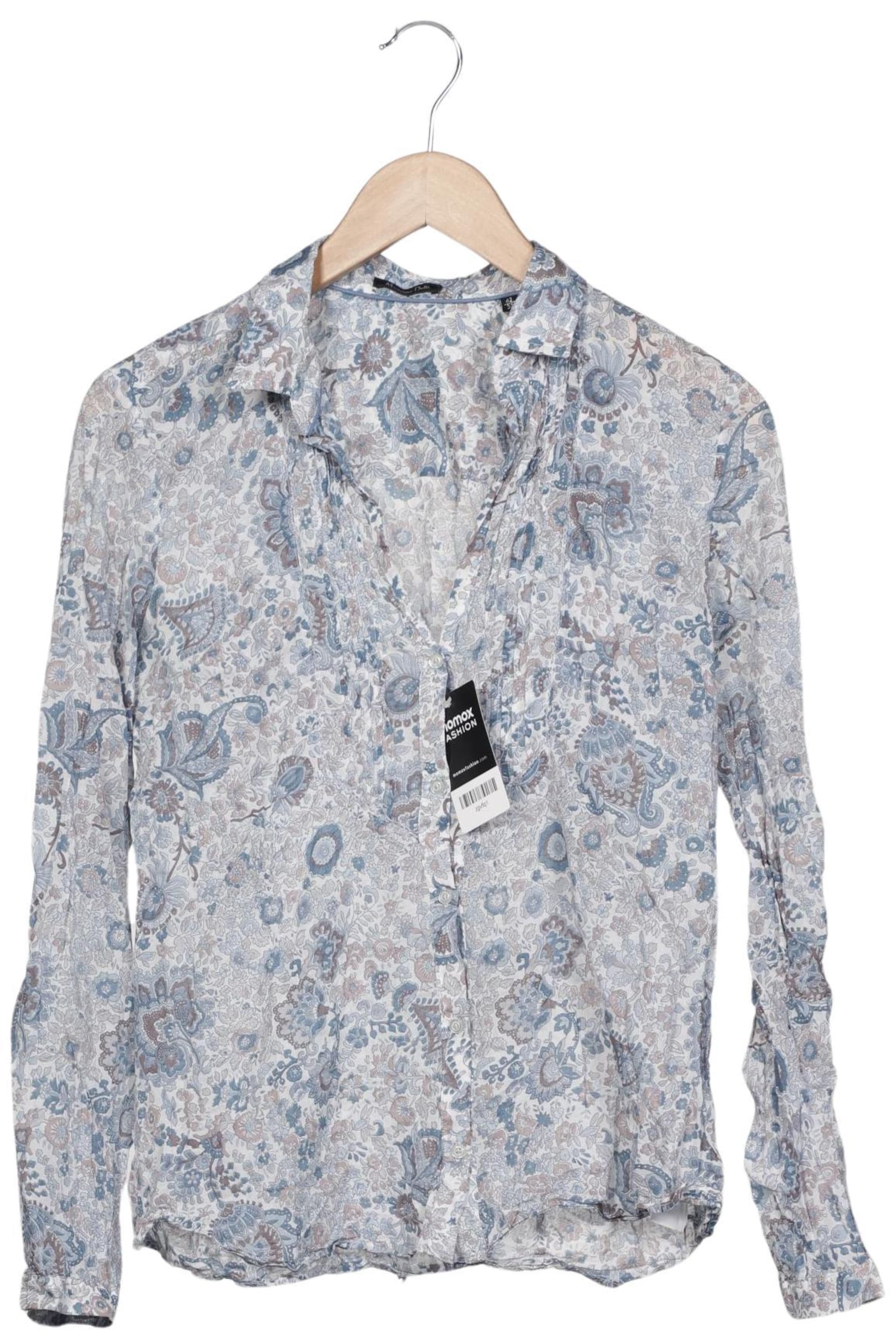 Massimo Dutti Bluse XL in Blau: Vorderseite