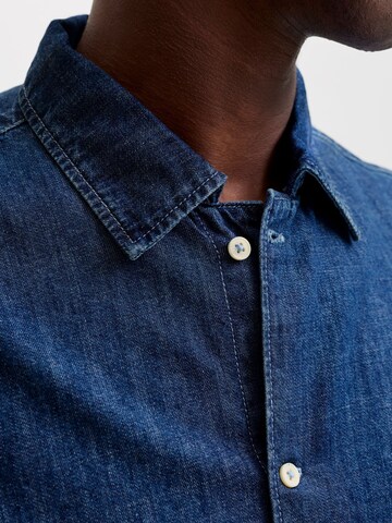 JACK & JONES - Ajuste regular Camisa en azul