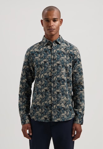 Coupe regular Chemise 'Dax' Dstrezzed en bleu : devant