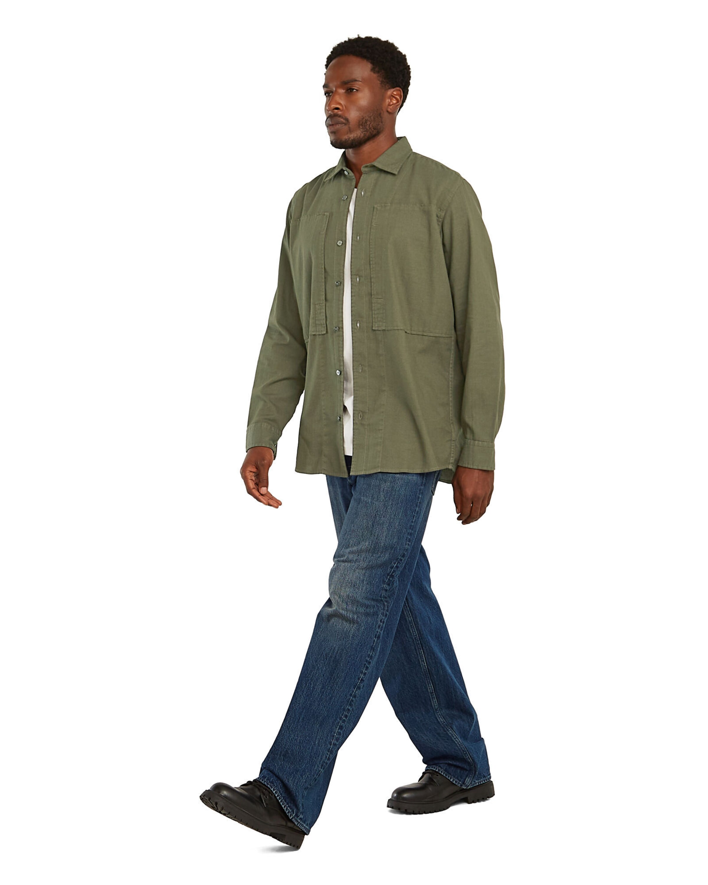 G-STAR Regular fit Button Up Shirt in Green