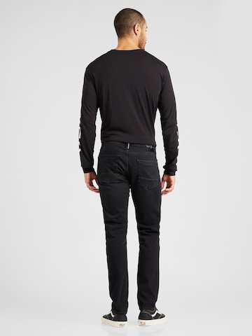 Mavi Regular Jeans 'Marcus' in Schwarz