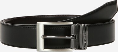 BOSS Cinturón 'Galliz' en negro / plata, Vista del producto