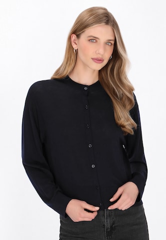 DreiMaster Vintage Gebreid vest in Blauw: voorkant