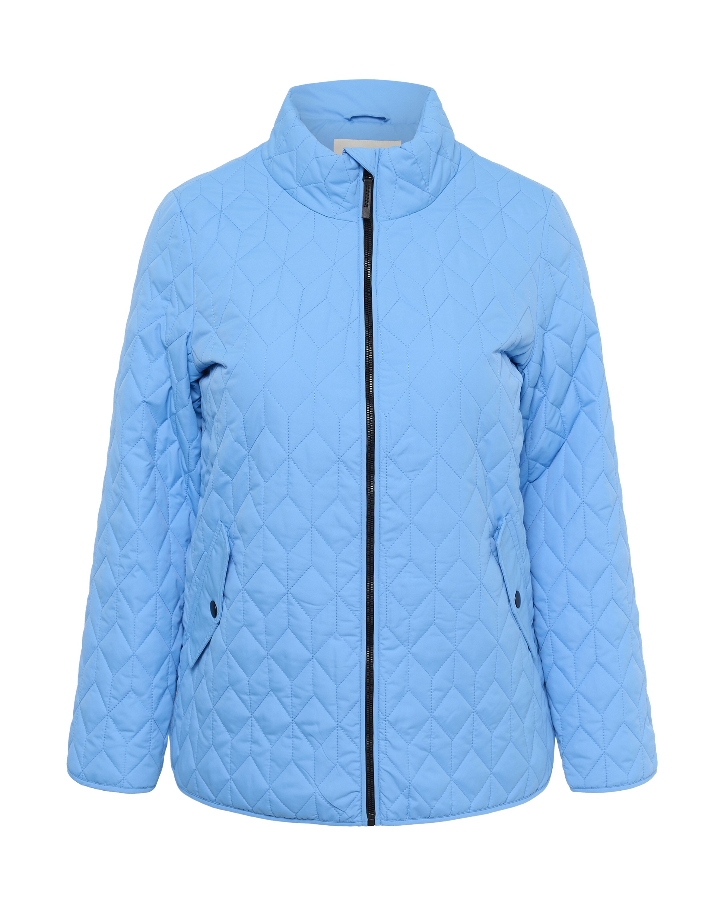 KAFFE CURVE Tussenjas 'KCleina' in Blauw: voorkant