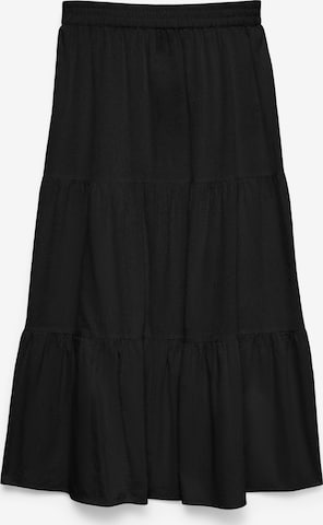 Jupe 'VMDICTHE' VERO MODA en noir : devant