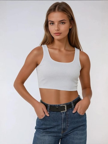 Hiccup Top in Weiß